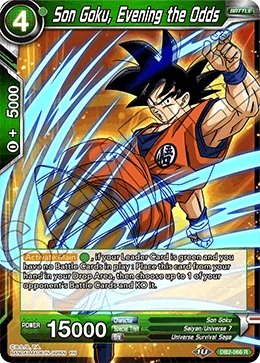 Son Goku, Evening the Odds DB2-066 card