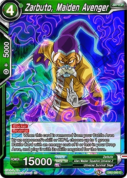 Zarbuto, Maiden Avenger DB2-080 card