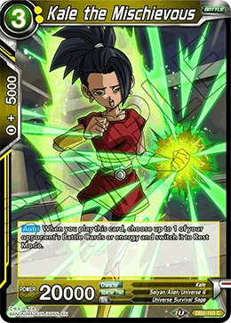 Kale the Mischievous DB2-103 Dragon Ball Masters card