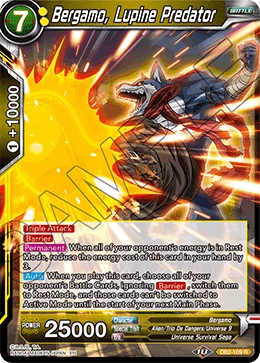 Bergamo, Lupine Predator DB2-109 card