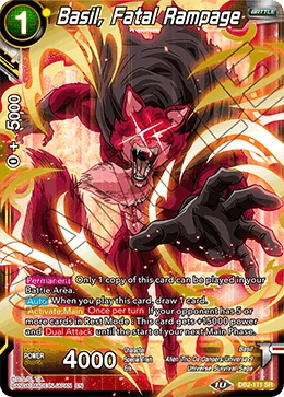 Basil, Fatal Rampage DB2-111 card