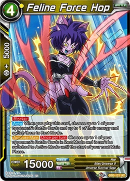Feline Force Hop DB2-121 card