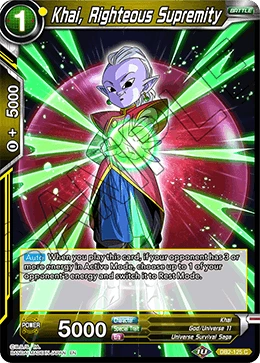 Khai, Righteous Supremity DB2-125 card