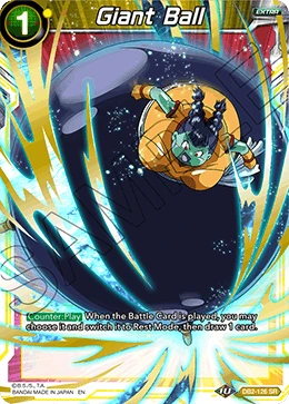 Giant Ball DB2-126 Dragon Ball Masters card