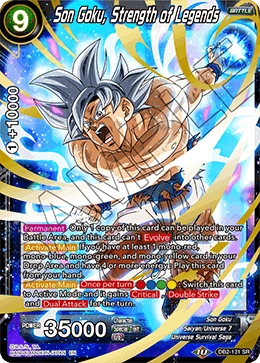 Son Goku, Strength of Legends DB2-131 card