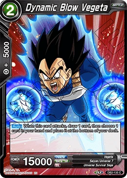 Dynamic Blow Vegeta DB2-135 card