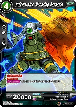 Koichiarator, Menacing Assassin DB2-141 card