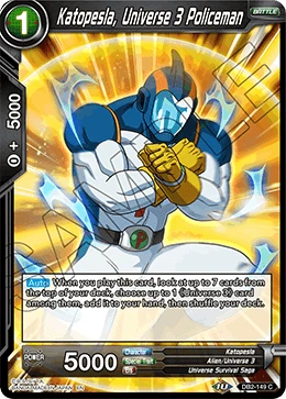 Katopesla, Universe 3 Policeman DB2-149 card