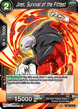 Jiren, Survival of the Fittest DB2-156 card