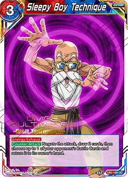 Sleepy Boy Technique DB2-165 card