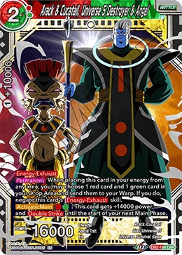 Arack & Cucatail, Universe 5 Destroyer & Angel DB2-166 card