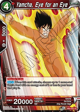 Yamcha, Eye for an Eye DB3-005 card
