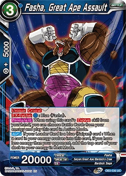 Fasha, Great Ape Assault DB3-035 card