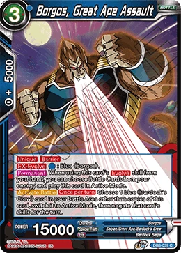 Borgos, Great Ape Assault DB3-039 card