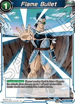 Flame Bullet DB3-048 card