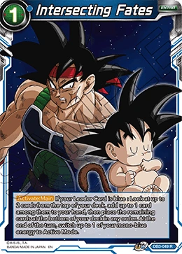 Intersecting Fates DB3-049 Dragon Ball Masters card