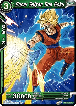 Super Saiyan Son Goku DB3-054 card