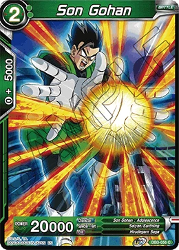 Son Gohan DB3-056 card