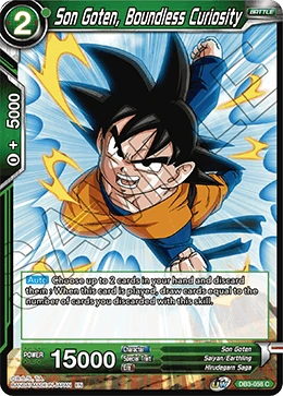 Son Goten, Boundless Curiosity DB3-058 card
