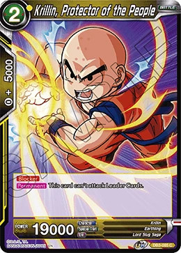 Krillin, Protector of the People DB3-085 card