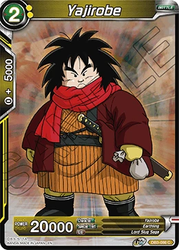 Yajirobe DB3-086 Dragon Ball Masters card