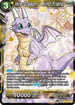 Hire-Dragon, a Kind Friend DB3-088 card