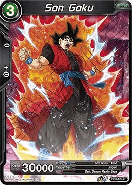 Son Goku DB3-104 card
