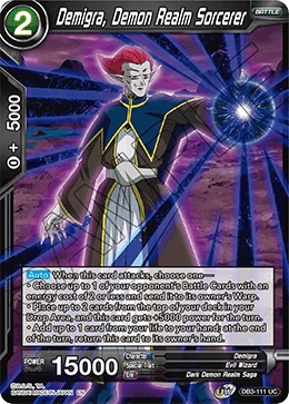 Demigra, Demon Realm Sorcerer DB3-111 card