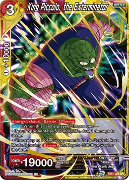 King Piccolo, the Exterminator DB3-121 card