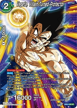 Vegeta, Villain-Turned-Protector DB3-126_PR card