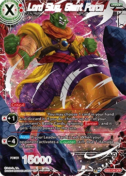 Lord Slug, Giant Force DB3-134 card