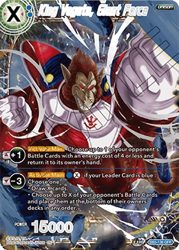 King Vegeta, Giant Force DB3-138 card