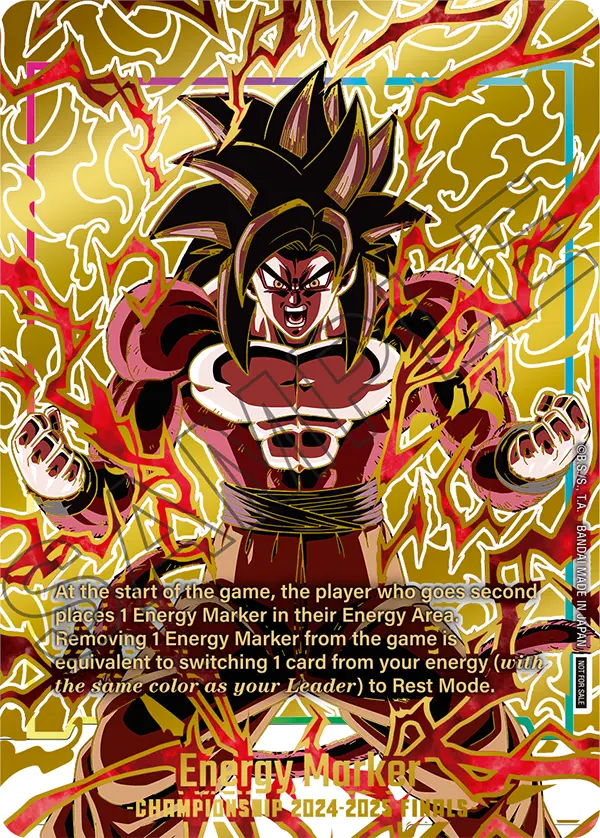 Energy Marker E-10 Dragon Ball Fusion World card, Championship