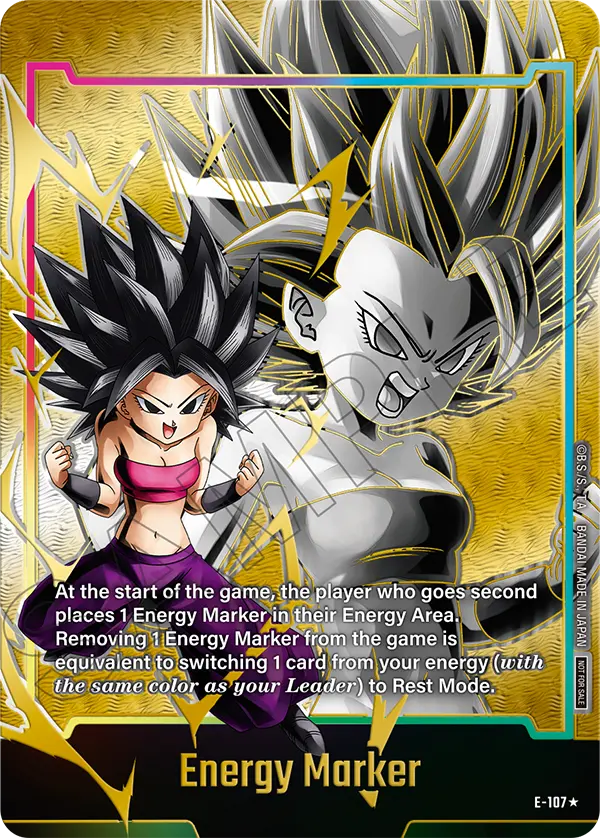 Energy Marker E-107 Dragon Ball Fusion World card, Promo