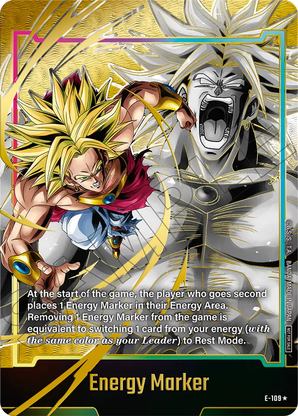 Energy Marker E-109 Dragon Ball Fusion World card, Promo