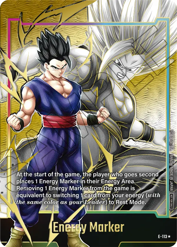 Energy Marker E-113 Dragon Ball Fusion World card, Promo