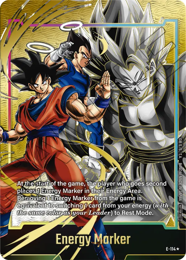 Energy Marker E-114 Dragon Ball Fusion World card, Promo