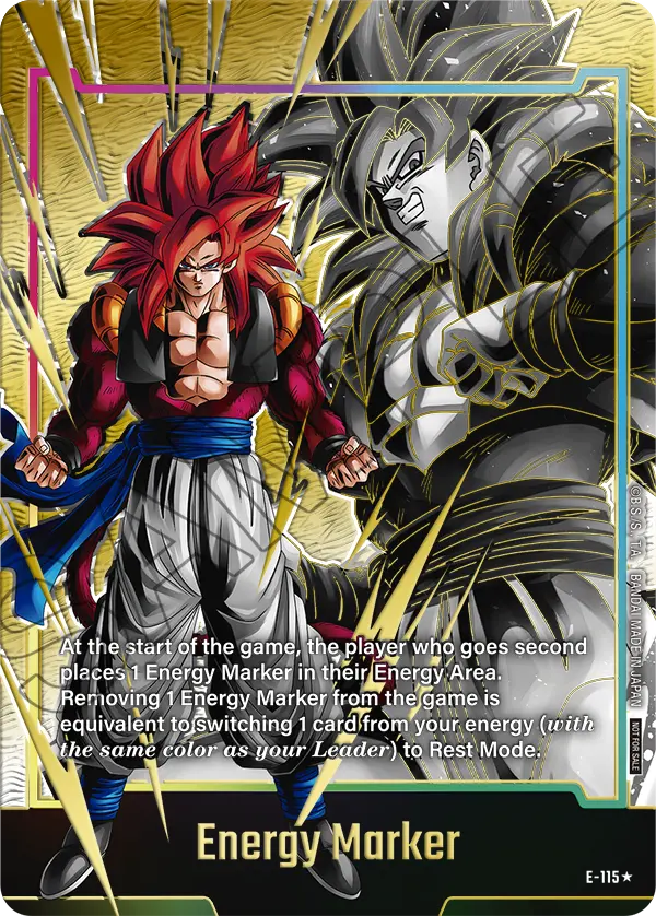 Energy Marker E-115 Dragon Ball Fusion World card, Promo