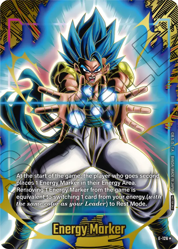 Energy Marker E-126 Dragon Ball Fusion World card, Promo