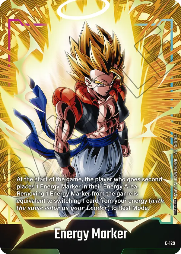 Energy Marker E-129 Dragon Ball Fusion World card, Promo