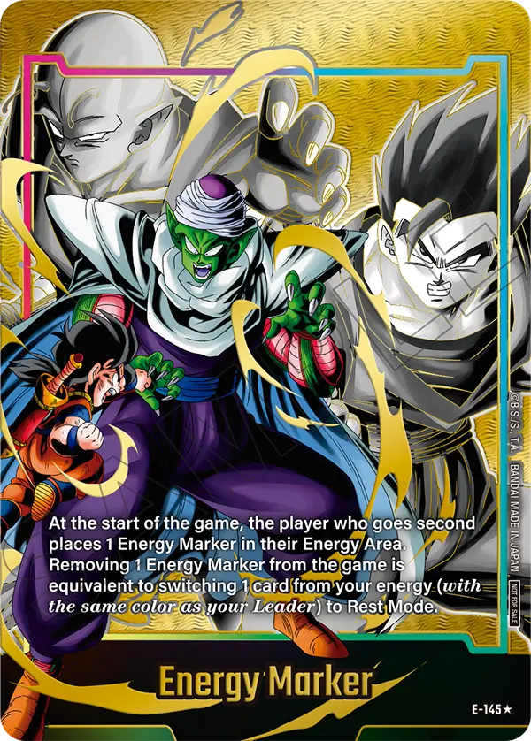 Energy Marker E-145 Dragon Ball Fusion World card, Variant 1