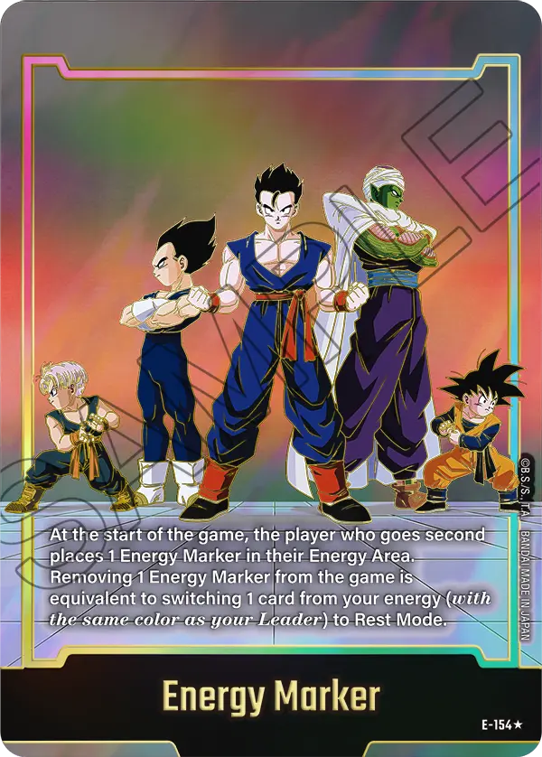 Energy Marker E-154 Dragon Ball Fusion World card, Variant 1