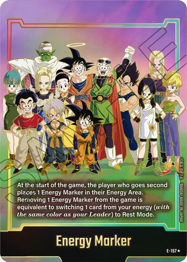 Energy Marker E-157 Dragon Ball Fusion World card, Variant 1