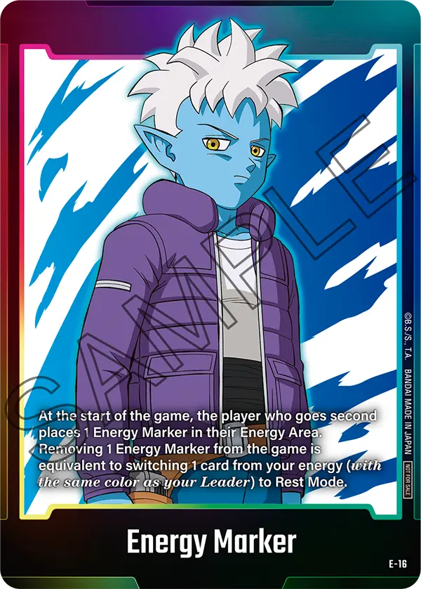 Energy Marker E-16 Dragon Ball Fusion World card, Promo