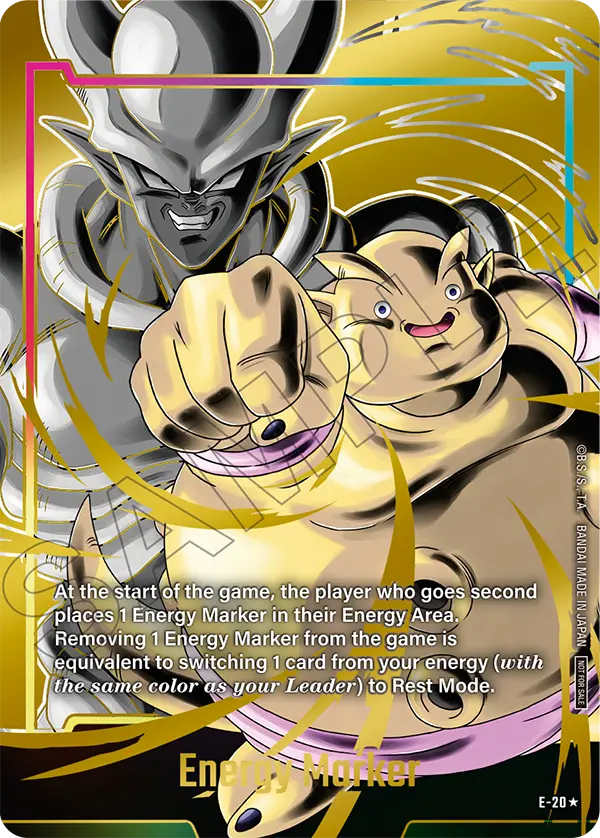 Energy Marker E-20 Dragon Ball Fusion World card, Promo