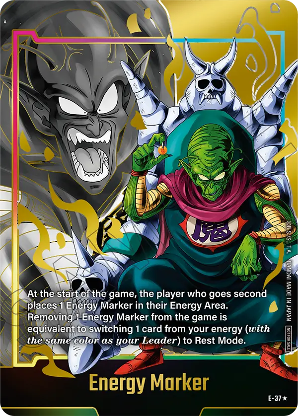 Energy Marker E-37 Dragon Ball Fusion World card, Promo
