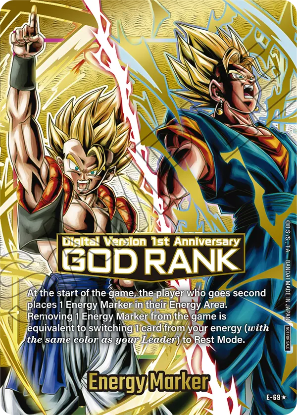 Energy Marker E-69 Dragon Ball Fusion World card, Promo