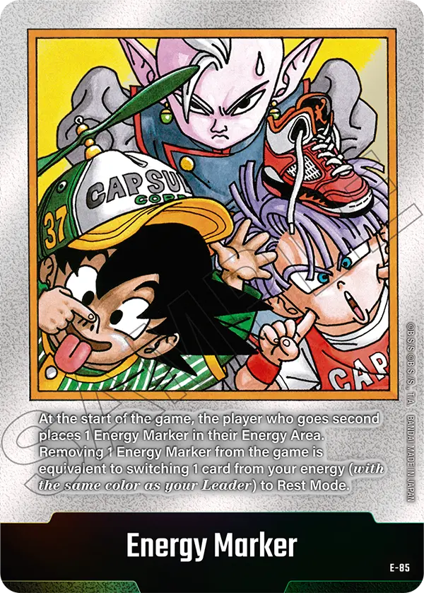 Energy Marker E-85 card