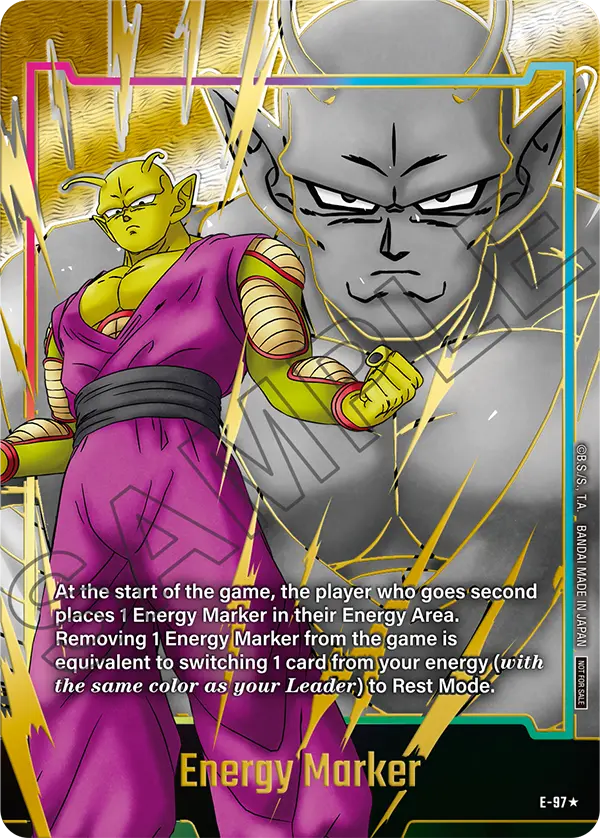 Energy Marker E-97 Dragon Ball Fusion World card, Promo