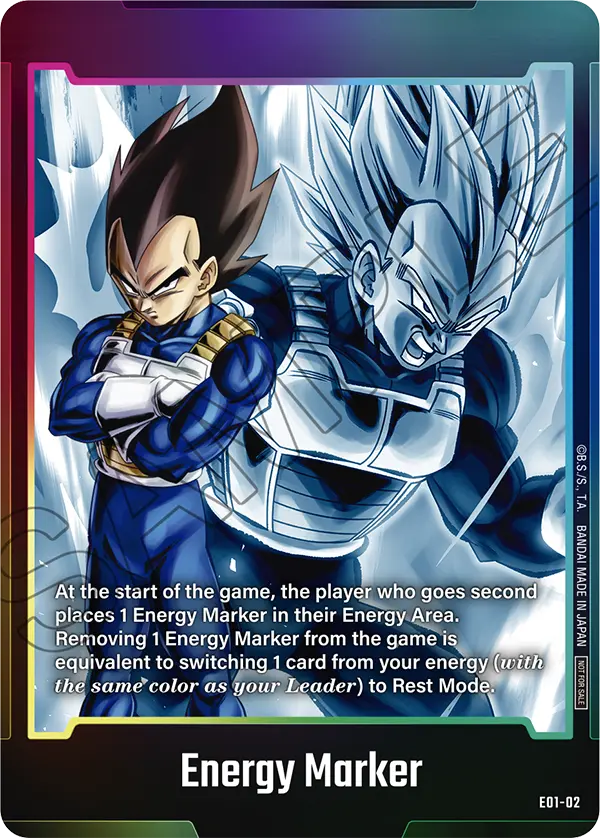 Energy Marker E01-02 Dragon Ball Fusion World card, Promo